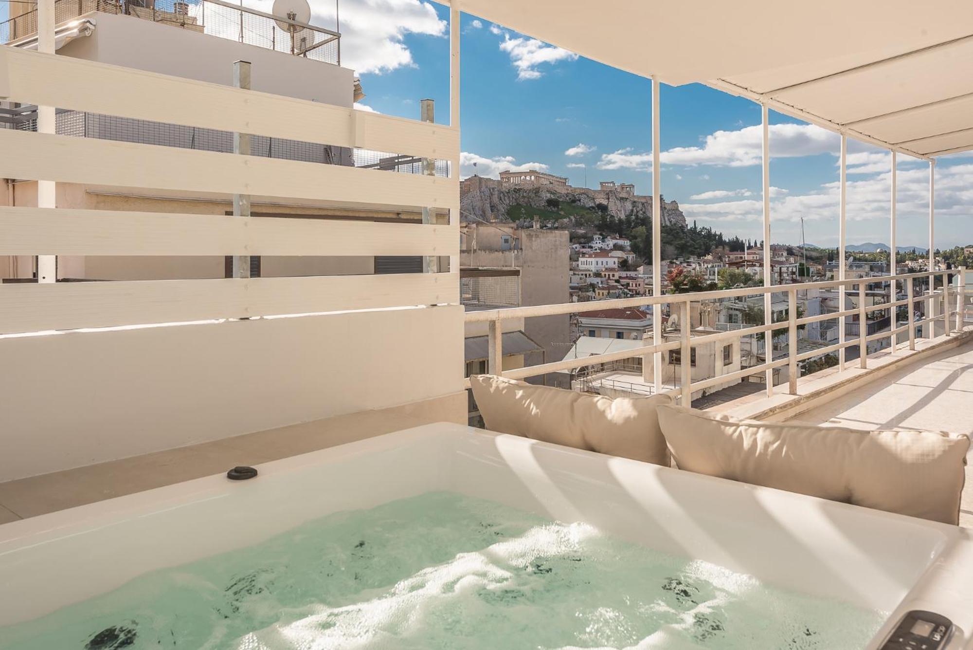 Syntagma Spa With Acropolis View 아테네 외부 사진